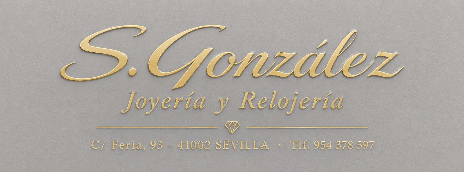 S. González · Joyería y Relojería